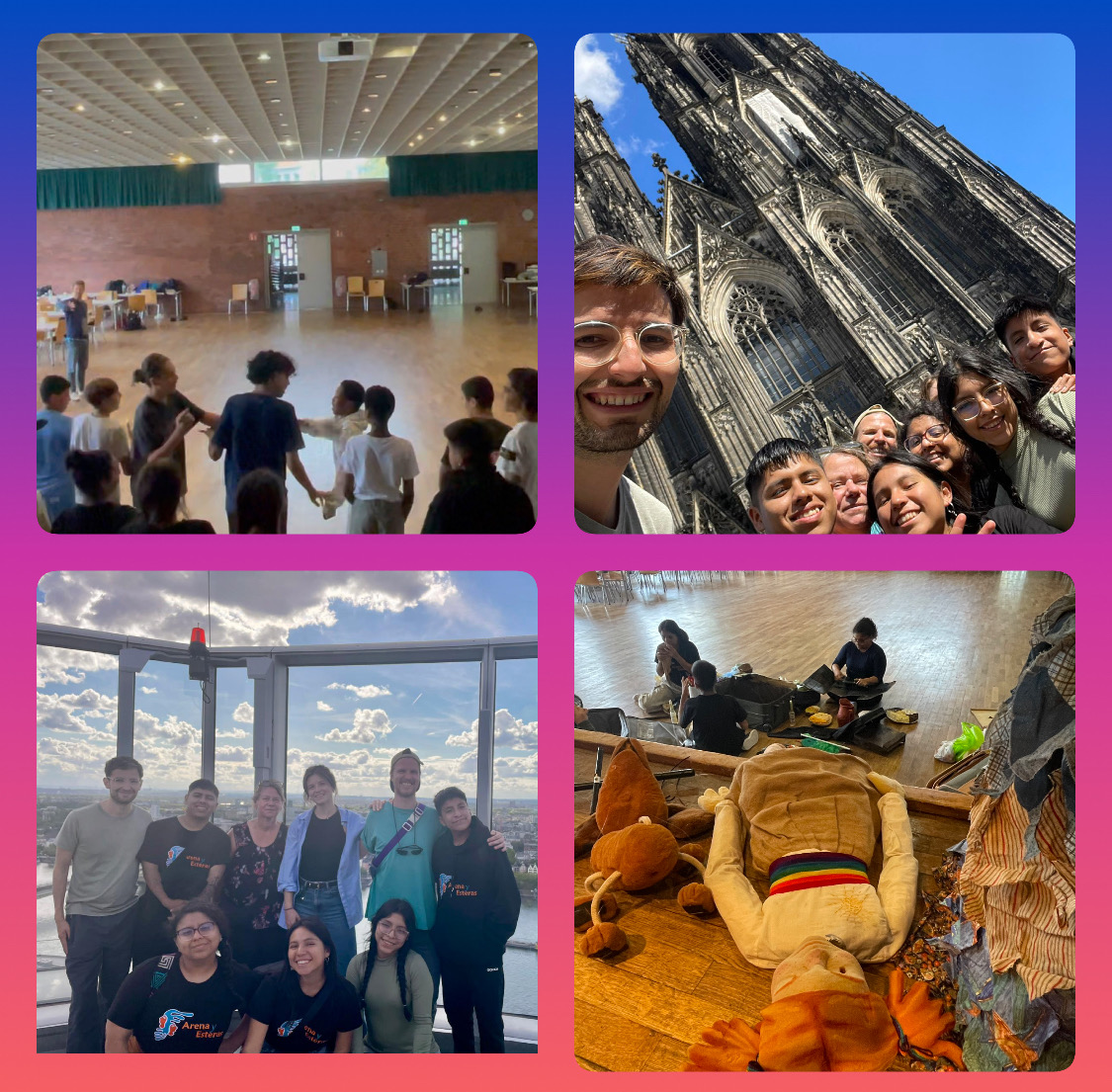 Arena y Esteras aus Peru zu Besuch an der Eichendorff-Schule