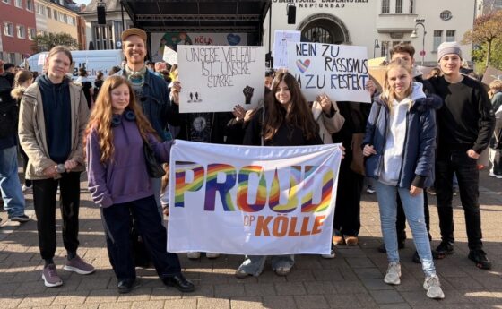 Demonstration für Vielfalt und gegen Diskriminerung